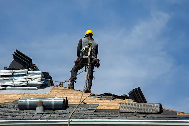 Professional Gutter Installation technician working in Grand Junction, CO